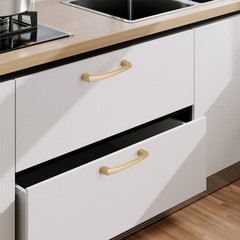 10 Pack 3 Inch Brushed Gold Cabinet Pulls – Kitchen Cabinet Handles and Drawe…