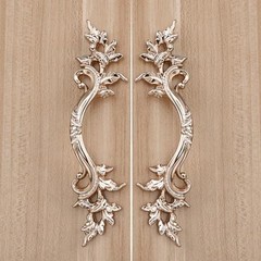 Pack of 5 European Style Vintage Cabinet Handles Pulls, Antique Gold