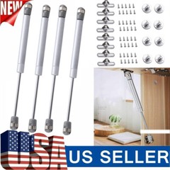 4PCS Cabinet Door Lift Support Gas Strut Hydraulic Spring Hinge Kitchen Cupboard