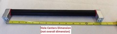 Black Rubber Coated Garage Utility Cabinet Drawer Door Pull Handle 13-7/8″ Qty10