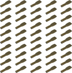 50 PCS Shelf Pegs Pins Solid Metal Antique Bronze Spoon Shape 6mm 0.24 Inch