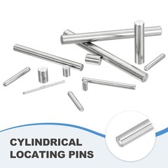 66Pcs 3mm x 60mm Dowel Pins, 304 Stainless Steel Shelf Support Pegs, Silver Tone