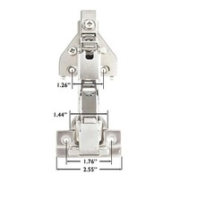 Lazy Susan Corner Hinge Clip-on 165 Angle Cabinet Hardware with Face Frame Base