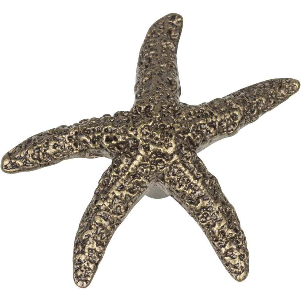 Atlas 142-BB Starfish Knob 2 Inch – Burnished Bronze