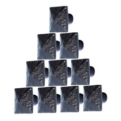 Cabinet Knobs Wrought Iron Black Knobs 1″ Pack of 10 Renovators Supply