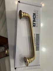 Kohler Artifacts 5in Drawer Pull Brushed Brass Modern 25494-2MB