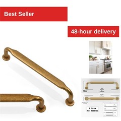 10 Pack Cabinet Pulls 5 Inch Antique Brass Drawer Handles