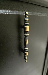 28pc Cabinet Door Handles Set Black Gold/Bronze Hardware Drawers Antique Style