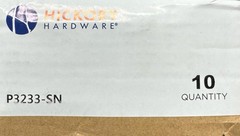 Hickory Hardware P3233-SN-10B Bridges Pack of 10 Cabinet Handles, Satin Nickel