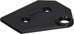 Refrigerator Hinge Plate Replacement Black Plastic 2.7×2.5 inches