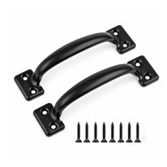 Gate Pull Door Handle, Heavy Duty Barn Door Pulls, Rustic Utility Handle Hard.