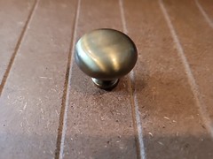 3/4″ Diameter Knob Antique Brass by Colonial Bronze kitchen bath cabinets drawer