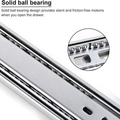 1/5/10 Pairs 12″-24″ Soft Close Drawer Slides Ball Bearing Full Extension Value