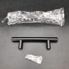 Lot of 9 Ravinte Kitchen Drawer Cabinet Pulls 5 inch Matte Black Metal