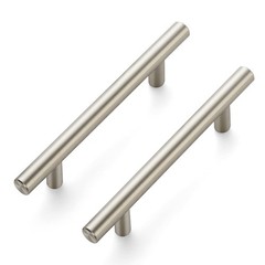 1 PCS 6 Inch Satin Nickel Stainless Cabinet Pulls Handle 3.75 Inch Hole Center