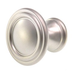 Amerock Vasari Satin Nickel 1 1/4″ Round Disc Cabinet Knob BP24009-SN