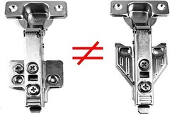 Full Overlay Restricted Angle to 90 Deg Soft Close Face Frame Cabinet Hinges (2)