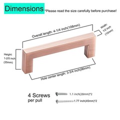 20 Pack Antique Copper Cabinet Handles – Stylish Kitchen Drawer Pulls