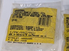 Lot of 16 Pieces (mostly) Stanley Cabinet Hardware, Incl. (7)SP46 Magnetic Catch