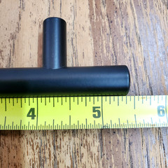 Belwith Black Modern T-Bar Cabinet Hardware Drawer Pulls Handles 3″ CC 10 Pack