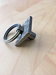 Vintage 3 in 1 Zinc Alloy Die Cast Gold Knob Ring for Cabinet Cupboard