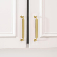 30 Pack 5 Inch Brushed Brass Cabinet Pulls Kitchen Cabinet Handles Gold Drawer P