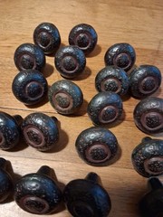 34 Pc Vtg Cast Iron Rustic Cabinet Knobs Handle Farm Decor 4 Pounds