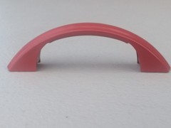 Lot Of 2 Red Metal Dresser Cabinet Pull Handles (3 1/2” 2 7/8” Centers)