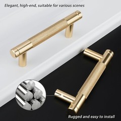 20 Pack Gold Knurled Kitchen Cabinet Pull Knob Handles Hardware Cabinet Dresser