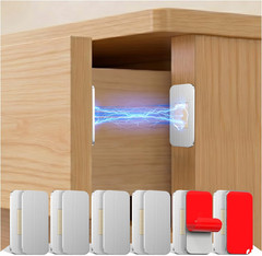 6 Pack Magnetic Cabinet Door Catch, Ultra Thin Cabinet Door Magnets, Adhesive Dr