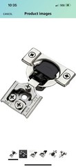 Ravinte Soft Close Hinges 1/2″ overlay – 60 Count, 30 Pairs.