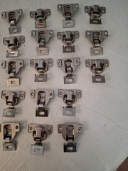 Lot of 28 Blum Hinge 7/16 Austria 38.3-02L07 38.355-01 (Would not fit the job)