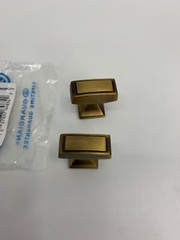 2 Amerock BP53029GB Mulholland Collection 1-1/4″ (32mm) Knob Gilded Bronze