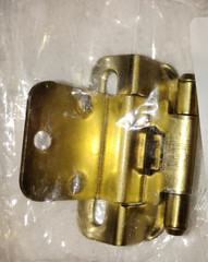 B0BWBRSLSQ Amerock BPR7565BBZ Cabinet Hinge 3/8 in (10 mm) Inset Self Closing