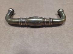Keeler Power & Beauty K147 Solid Sherwood Antique Brass 3″cc Cabinet Handle Pull