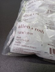11 pc lot Allen + Roth Aged Bronze Cabinet Knob Perilla 1.32 in #Z107-34- EORB