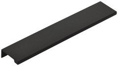 Emtek 87130 Modern Edge 8″ Center to Center Finger Cabinet Pull – Black