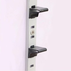 Adjustable Steel Pilaster Shelf Clip Support, Shelving Bracket Clips for Meta…