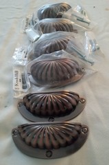 Lot of 6 – Knob Hill #408 PN0600V-SR-C Clam Shell Drawer Pulls
