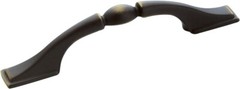 Amerock BP1302-RB Brass and Sterling Traditions Pull, Roman Bronze, 5-Inch