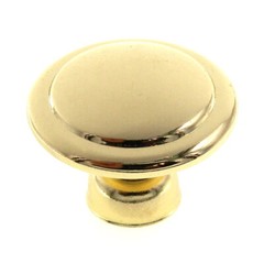 Belwith Conquest Polished Brass 1 1/2″ Round Cabinet Knob