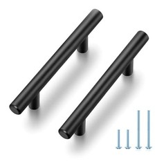 30 Pack 5 Inch Kitchen Cabinet Handles Matte Black Cabinet Pulls Black Drawer..