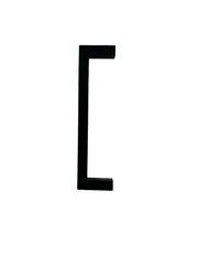 5″ CC Solid Square Cabinet Hardware Drawer Bar Pull Matte Black – 87227-MB-1