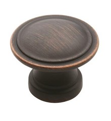 Two Ring Style Kitchen Cabinet Knob 1-3/16″ Diameter Oil Rubbed Bronze – pack