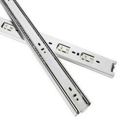 10″-24″ Full Extension Ball Bearing Heavy Duty Drawer Slide Track Rail 100-lbs