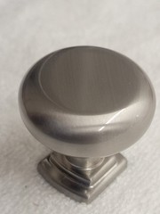 Amerock BP36893G10 Surpass 1-1/4 Inch Mushroom Cabinet Door Knob – Satin Nickel