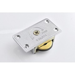 Black Plastic and Stainless Steel Sliding Door Wheel for Wardrobe YD320 Silent