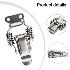 Easily Mountable 4PCs Adjustable Stainless Steel Locking Clamps Available