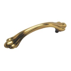 BELWITH Newport Polished Brass 3″ Centers Handle Cabinet Pull Hardware P539-PB