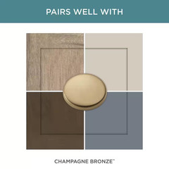 (10-Pack) Chamfered Slim Bar 5-1/16 In. (128 Mm) Classic Brushed Champagne Bronz